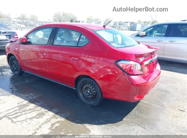 ML32FUFJ4MHF06264 2021 MITSUBISHI MIRAGE G4 Red უკანა მარცხენა