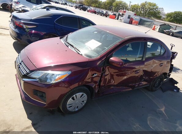 ML32FUFJ7PHF04402 2023 MITSUBISHI MIRAGE G4 Maroon Vista interior de 360 grados