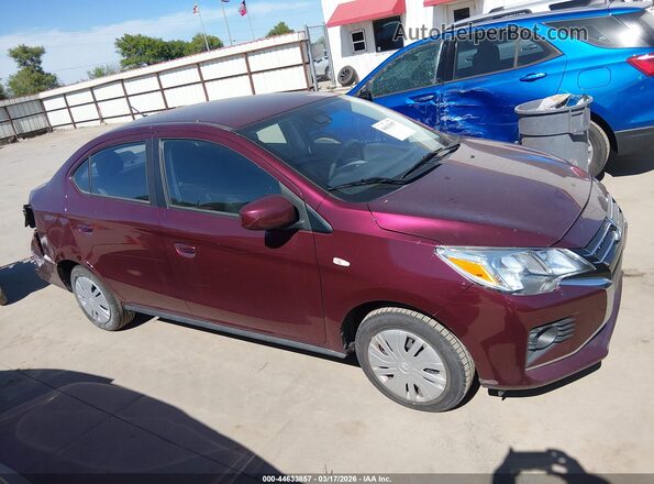 ML32FUFJ7PHF04402 2023 MITSUBISHI MIRAGE G4 Maroon Vista interior trasera
