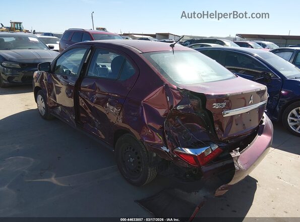 ML32FUFJ7PHF04402 2023 MITSUBISHI MIRAGE G4 Maroon Trasero izquierdo