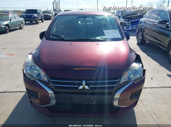 ML32FUFJ8MHF01469 2021 MITSUBISHI MIRAGE G4 Burgundy Вид щитка приладів
