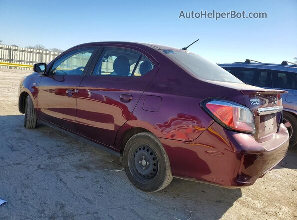 ML32FUFJ8PHF06112 2023 MITSUBISHI MIRAGE Burgundy უკანა მარცხენა