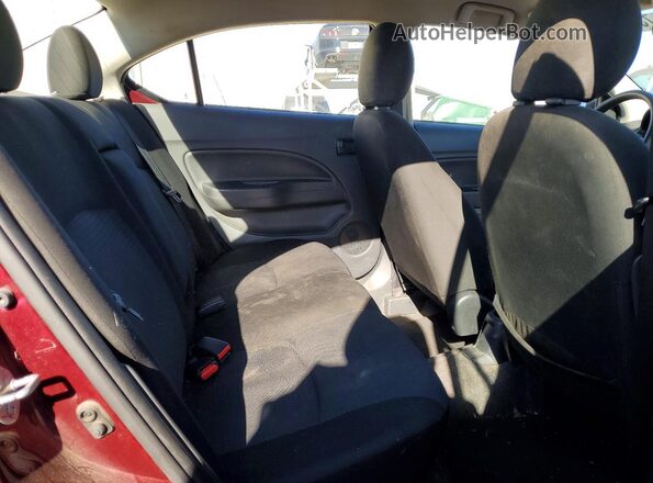 ML32FUFJ8PHF06112 2023 MITSUBISHI MIRAGE Burgundy უკანა სავარძლების ხედი