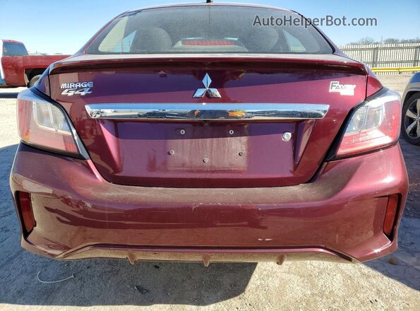 ML32FUFJ8PHF06112 2023 MITSUBISHI MIRAGE Burgundy უკანა ხედი