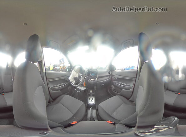 ML32FUFJXMHF04857 2021 MITSUBISHI MIRAGE Silver Widok naklejki z numerem VIN