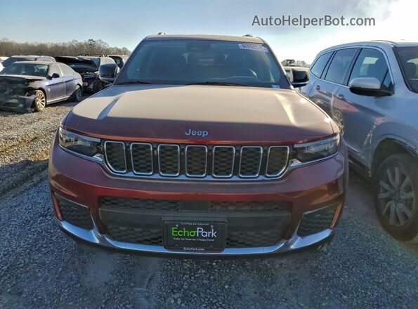 NCS107455 2022 JEEP GRAND Burgundy Widok z przodu