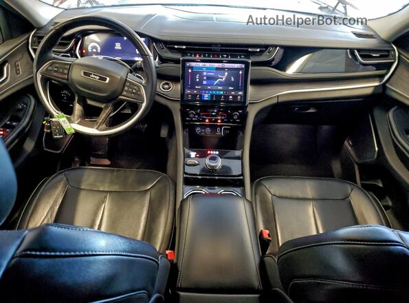 NCS107455 2022 JEEP GRAND Burgundy Widok deski rozdzielczej