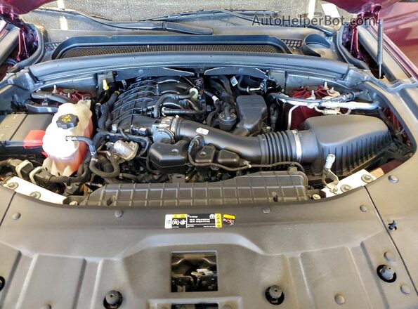 NCS107455 2022 JEEP GRAND Burgundy Widok komory silnika