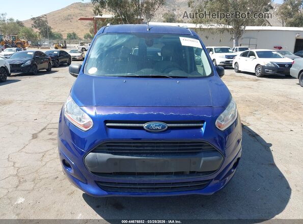 NM0GS9F77H1314619 2017 FORD TRANSIT CONNECT Синий Вид щитка приборов