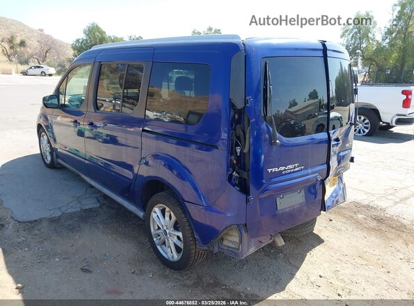 NM0GS9F77H1314619 2017 FORD TRANSIT CONNECT Синий Задняя левая четверть