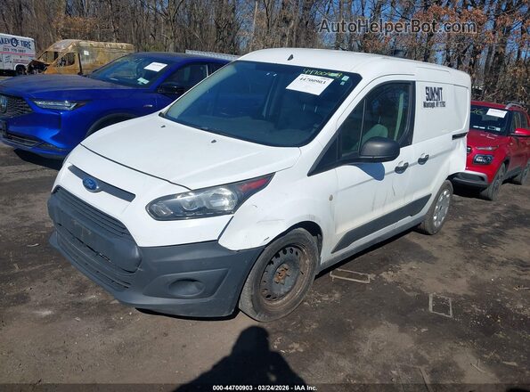 NM0LS6E72G1259753 2016 FORD TRANSIT CONNECT White წინა მარცხენა ხედი სამი მეოთხედიდან