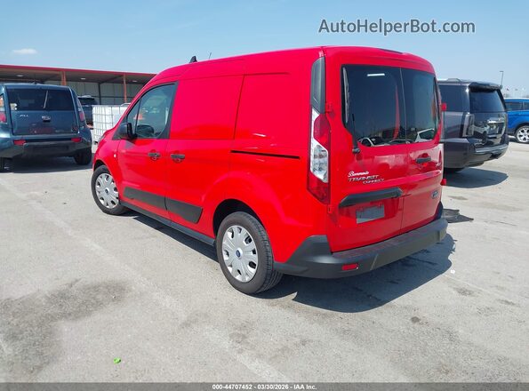 NM0LS6F2XK1410186 2019 FORD TRANSIT CONNECT Red Հետևի ձախ
