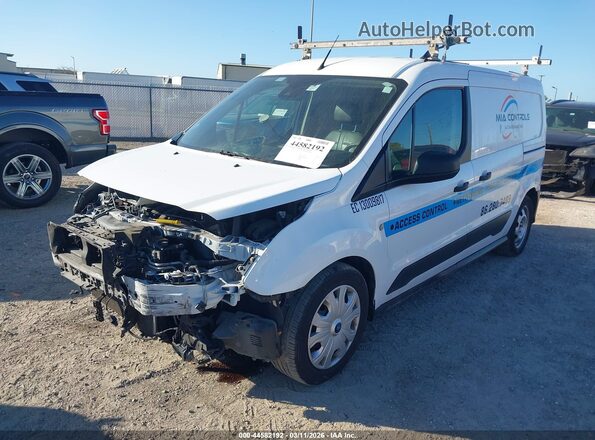 NM0LS7E27M1496342 2021 FORD TRANSIT CONNECT White წინა მარცხენა ხედი სამი მეოთხედიდან
