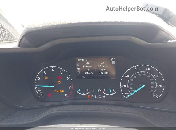 NM0LS7E27M1497491 2021 FORD TRANSIT CONNECT White უკანა სავარძლების ხედი