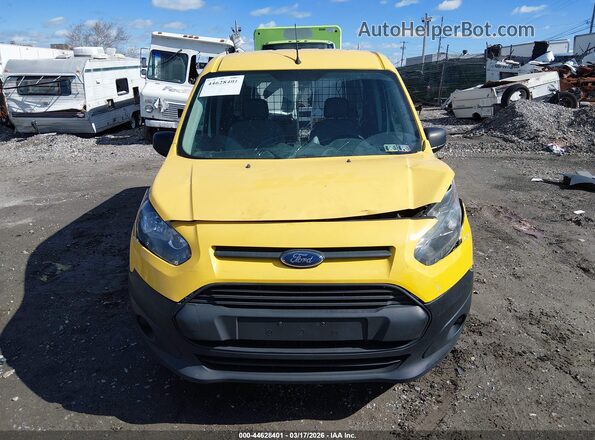 NM0LS7E72J1346016 2018 FORD TRANSIT CONNECT Yellow Vista del cuadro de instrumentos