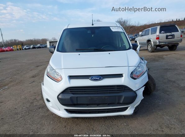 NM0LS7F78J1366348 2018 FORD TRANSIT CONNECT White Widok zestawu wskaźników