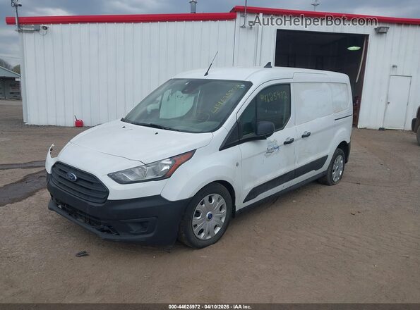 NM0LS7S26P1564090 2023 FORD TRANSIT CONNECT White Առջևի ձախ երեք քառորդ տեսարան