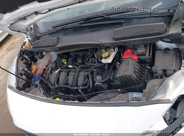 NM0LS7T28N1517963 2022 FORD TRANSIT CONNECT Белый Вид подкапотного пространства