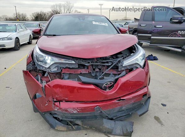 NMTKHMBX4JR052618 2018 TOYOTA C-HR Red წინა ხედი