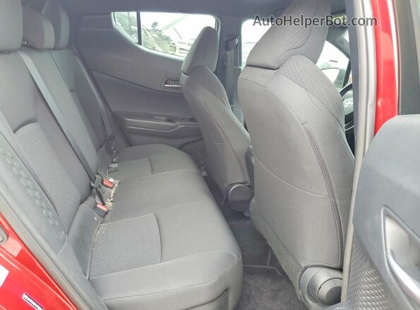 NMTKHMBX4JR052618 2018 TOYOTA C-HR Red უკანა სავარძლების ხედი