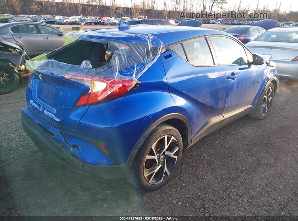 NMTKHMBX9JR048614 2018 TOYOTA LE Blue Trasero derecho