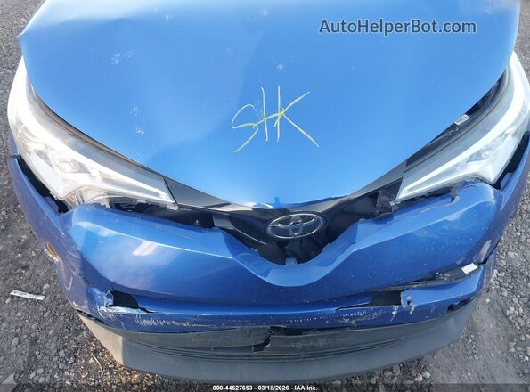 NMTKHMBX9JR048614 2018 TOYOTA LE Blue Vista frontal