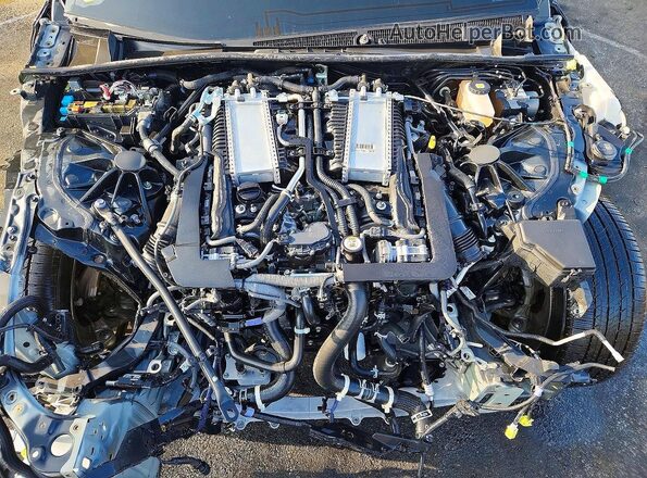 OLDLOT94854485 2022 LEXUS LS Черный Вид задней части салона