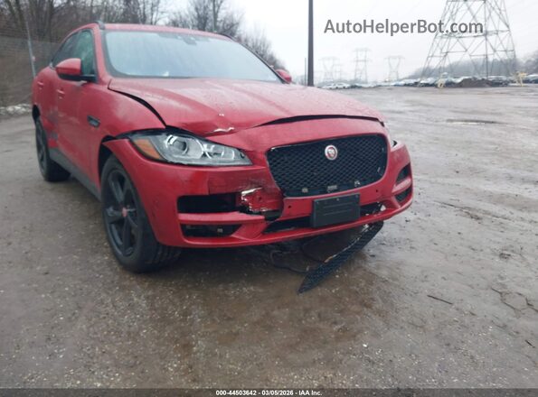 SADCJ2BV5HA092408 2017 JAGUAR F-PACE Red Front view