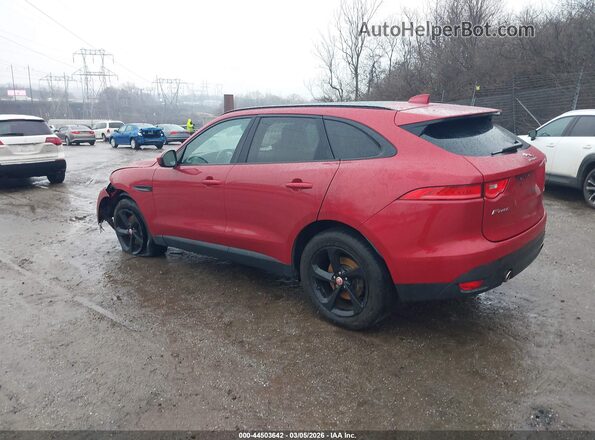 SADCJ2BV5HA092408 2017 JAGUAR F-PACE Red Rear left