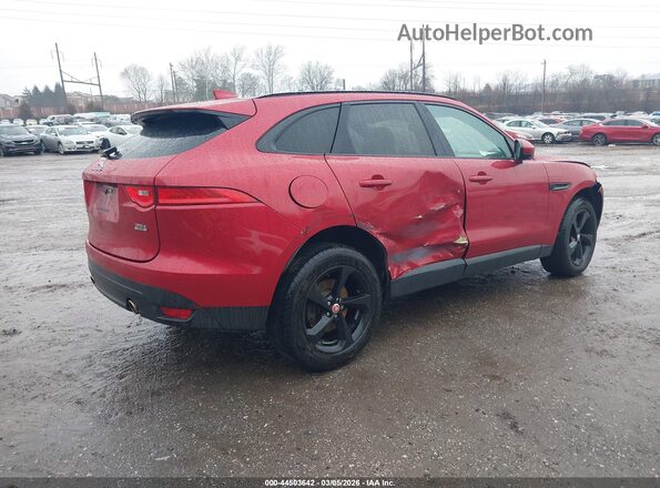 SADCJ2BV5HA092408 2017 JAGUAR F-PACE Red Rear right