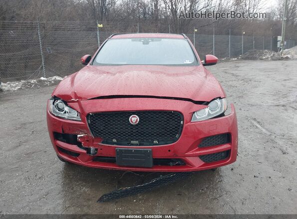 SADCJ2BV5HA092408 2017 JAGUAR F-PACE Red Rear interior view