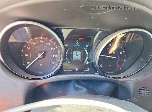 SADCJ2BV6HA071972 2017 JAGUAR F-PACE Blue Instrument cluster view