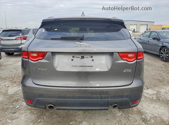 SADCJ2BV8HA091270 2017 JAGUAR F-PACE Gray უკანა ხედი