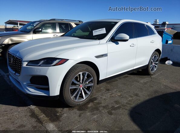 SADCJ2EX0MA680918 2021 JAGUAR F-PACE White Front left