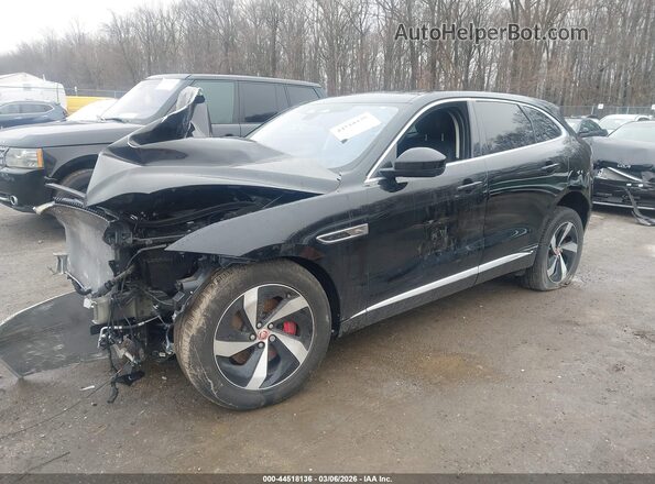 SADCJ2EX2MA671105 2021 JAGUAR F-PACE Black Vista tres cuartos delantera izquierda