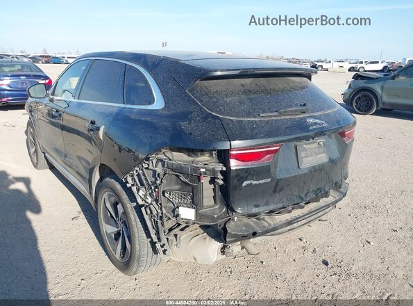 SADCJ2EX7MA680091 2021 JAGUAR F-PACE Black Tył lewy