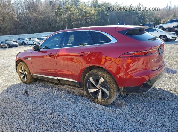 SADCJ2EX8MA674817 2021 JAGUAR F-PACE Red Trasero izquierdo