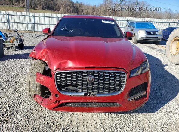 SADCJ2EX8MA674817 2021 JAGUAR F-PACE Red Vista frontal
