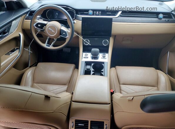 SADCJ2EX8PA711689 2023 JAGUAR F-PACE White წინა პანელის ხედი