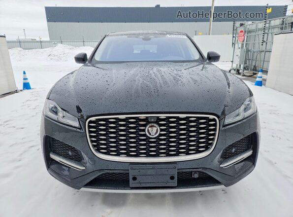 SADCJ2EX9MA682313 2021 JAGUAR F-PACE Black Դիմացի տեսք