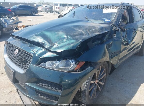 SADCJ2FX6JA250630 2018 JAGUAR F-PACE Green Вид спереду