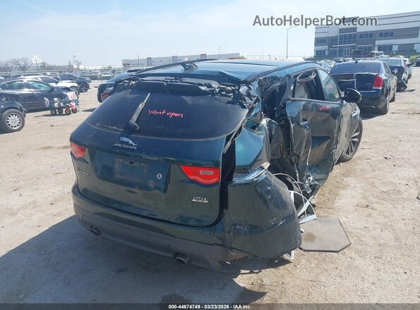 SADCJ2FX6JA250630 2018 JAGUAR F-PACE Green Задня права чверть