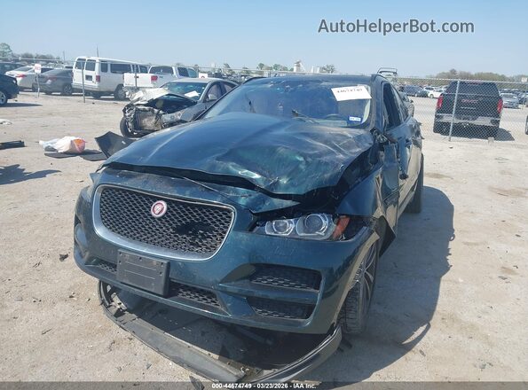 SADCJ2FX6JA250630 2018 JAGUAR F-PACE Green Передня ліва чверть