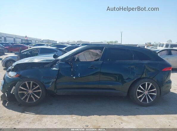 SADCJ2FX6JA250630 2018 JAGUAR F-PACE Green Вид задньої частини салону