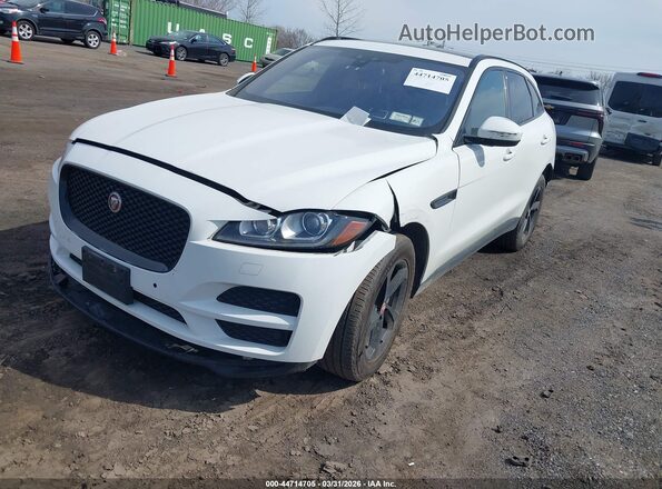 SADCJ2GX5JA295282 2018 JAGUAR F-PACE White Przód lewy