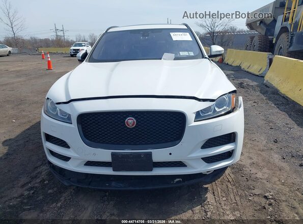 SADCJ2GX5JA295282 2018 JAGUAR F-PACE White Widok zestawu wskaźników