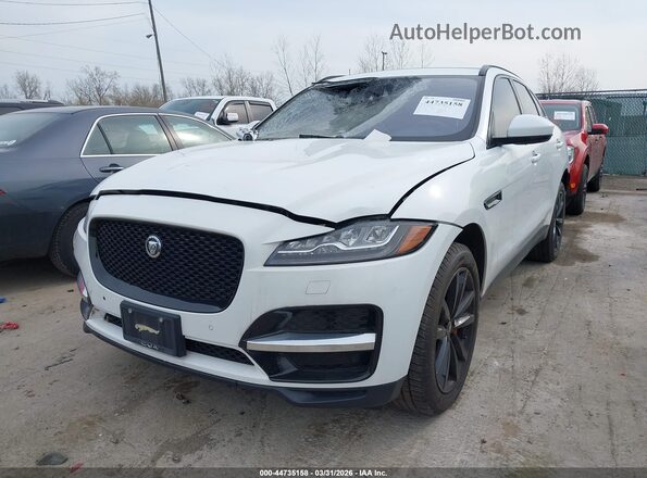 SADCK2BV5HA491302 2017 JAGUAR F-PACE White Առջևի ձախ երեք քառորդ տեսարան