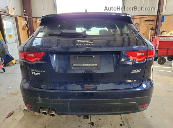 SADCK2FN5KA605736 2019 JAGUAR F-PACE Blue უკანა ხედი