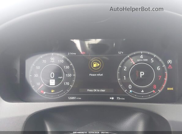SADCL2GX0LA622538 2020 JAGUAR F-PACE Gray Հետևի նստատեղերի տեսք