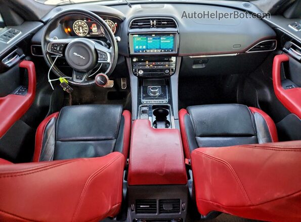 SADCM2FV1KA399339 2019 JAGUAR F-PACE Black Вид панелі приладів